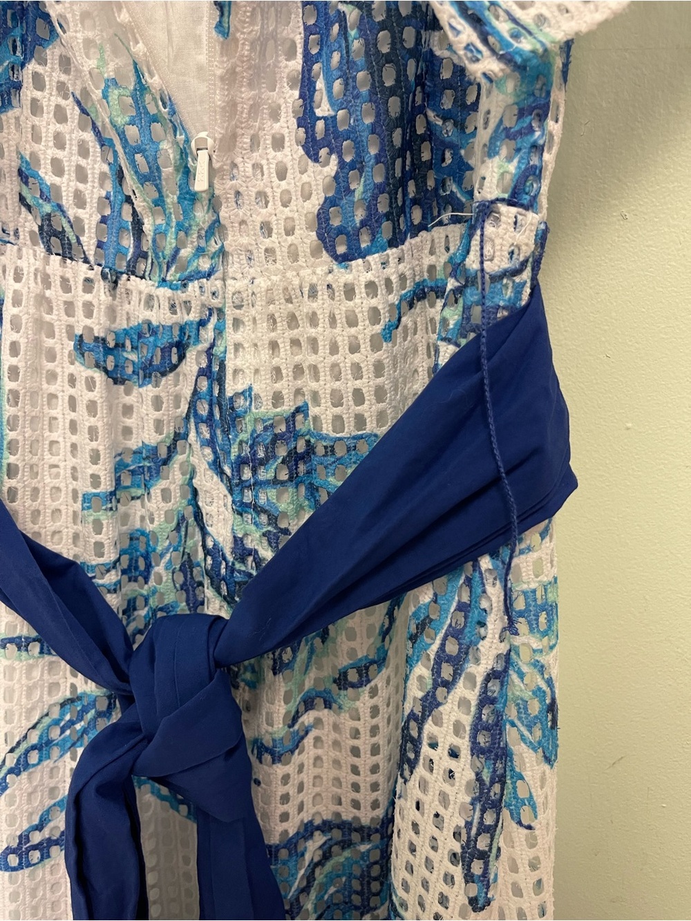 Lilly Pulitzer Pink Label White Lined Dress - Picture 7 of 7